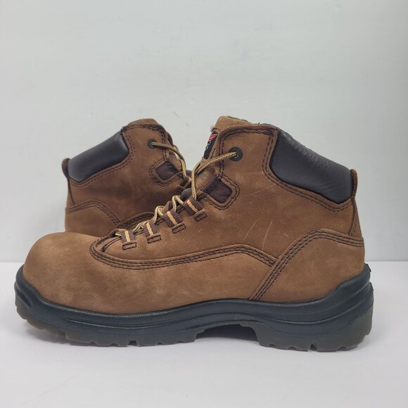 Red Wing 2340 Women's Waterproof Brown Leather Lace Up Boots US Size 10 - Picture 6 of 10